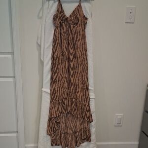 Wild Fable Brown Patterned Dress